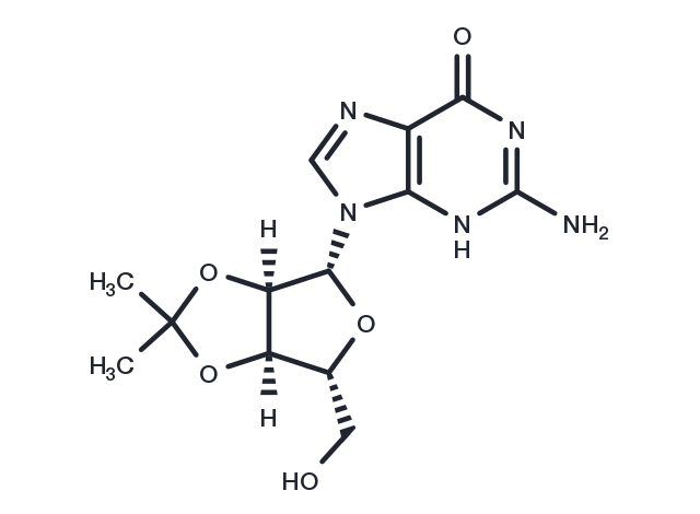 2',3'-O-Isopropylideneguanosine Chemical Structure