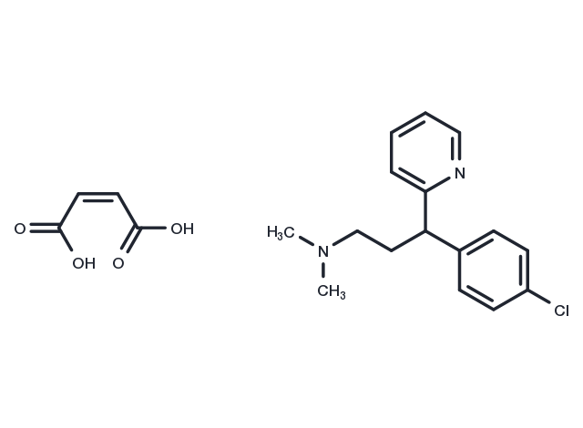 TargetMol Chemical Structure Chlorpheniramine maleate