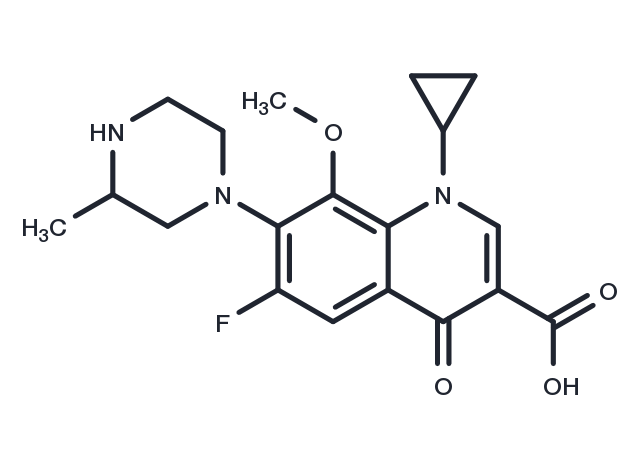 Gatifloxacin Chemical Structure