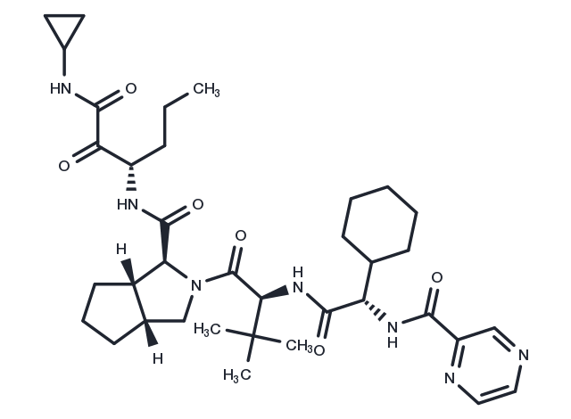 Telaprevir Chemical Structure