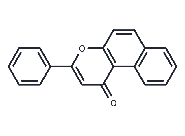 5,6-Benzoflavone Chemical Structure