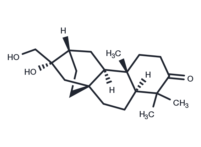 TargetMol Chemical Structure ent-16alpha,17-Dihydroxyatisan-3-one