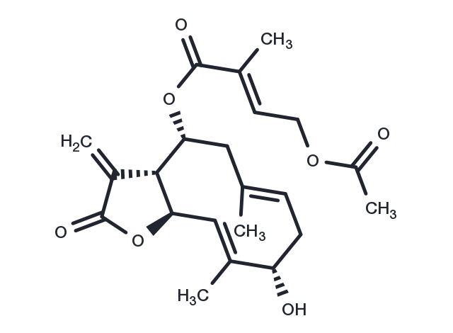 TargetMol Chemical Structure 4E-Deacetylchromolaenide 4'-O-acetate