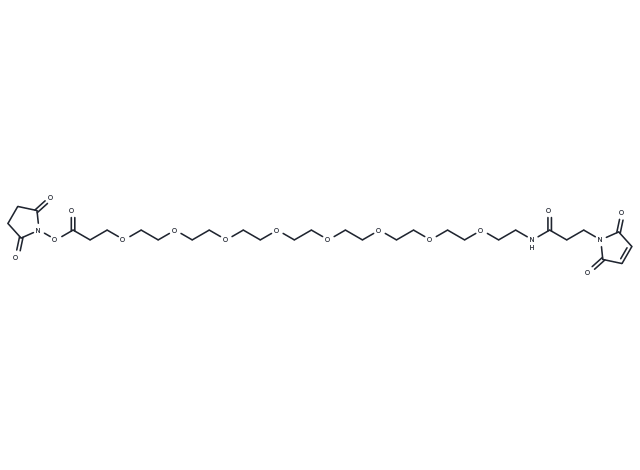 TargetMol Chemical Structure Mal-amido-PEG8-NHS ester