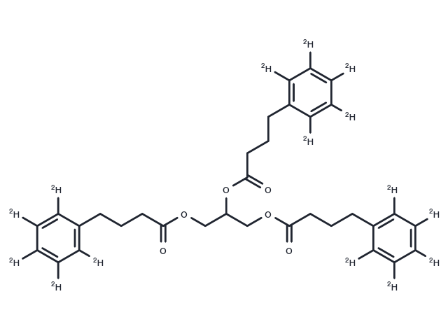 TargetMol Chemical Structure Glycerol phenylbutyrate-D15