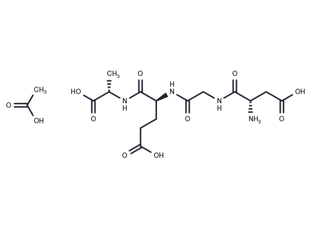 TargetMol Chemical Structure α2β1 Integrin Ligand Peptide acetate