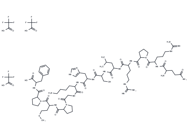 TargetMol Chemical Structure Apelin-13 triTFA(217082-58-1(free base))