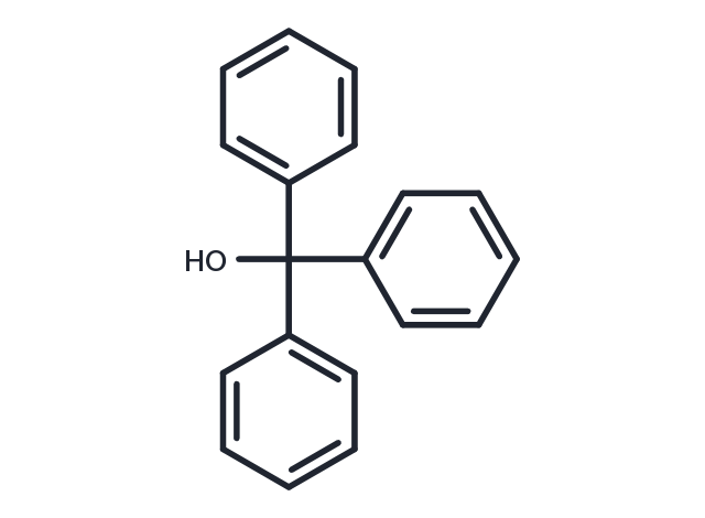 Triphenylmethanol Chemical Structure