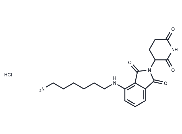 TargetMol Chemical Structure Thalidomide-NH-C6-NH2 hydrochloride