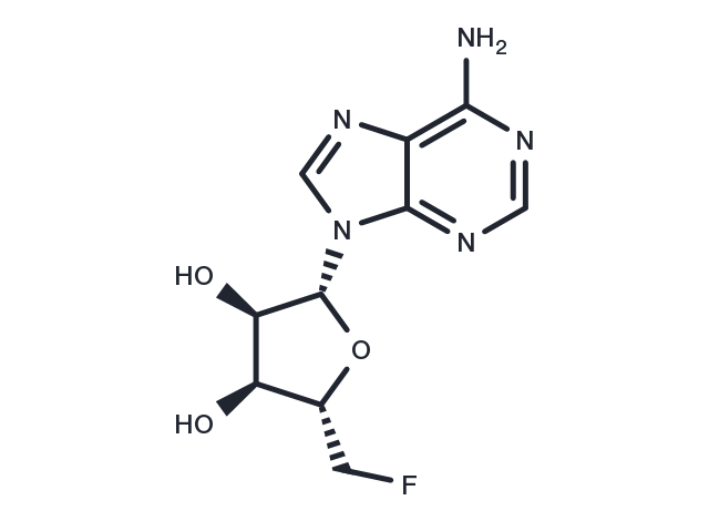 5'-Fluoro-5'-deoxyadenosine Chemical Structure