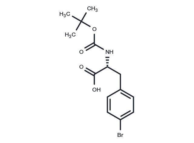 Boc-D-Phe(4-Br)-OH Chemical Structure