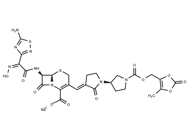 Ceftobiprole medocaril sodium Chemical Structure