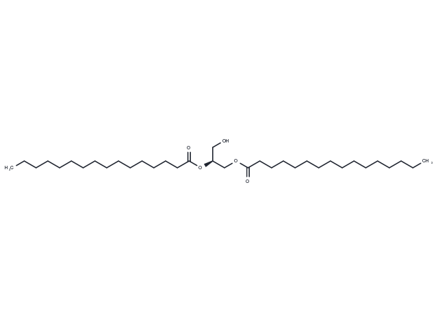 TargetMol Chemical Structure 1,2-Dipalmitoyl-sn-glycerol