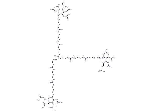 TargetMol Chemical Structure Tri-GalNAc(OAc)3