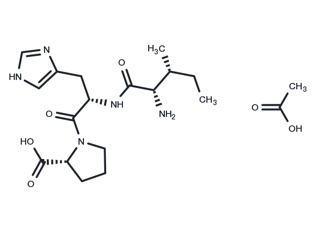 TargetMol Chemical Structure Angiotensin 1/2 (5-7) acetate