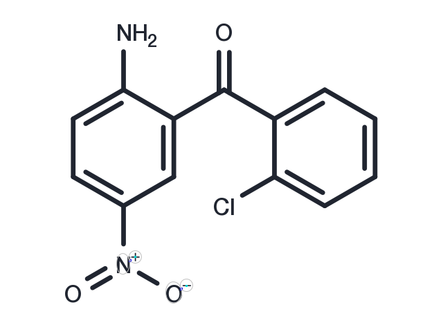 (2-Amino-5-nitrophenyl)(2-chlorophenyl)methanone Chemical Structure