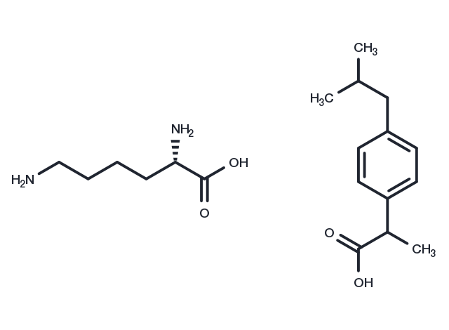 TargetMol Chemical Structure Ibuprofen Lysine