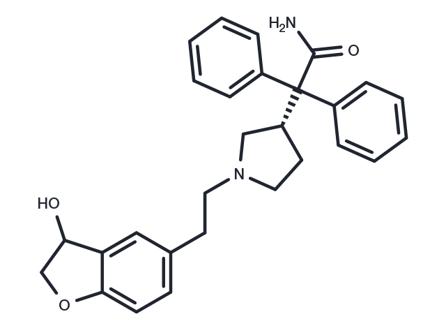 3-hydroxy Darifenacin Chemical Structure