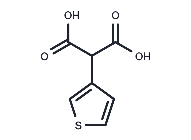 3-Thiophenemalonic Acid Chemical Structure