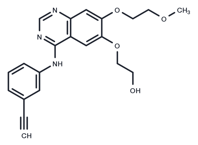 TargetMol Chemical Structure Desmethyl Erlotinib