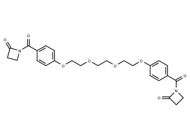 AZD-CO-Ph-PEG4-Ph-CO-AZD Chemical Structure