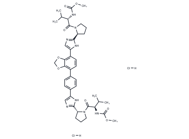TargetMol Chemical Structure Coblopasvir dihydrochloride