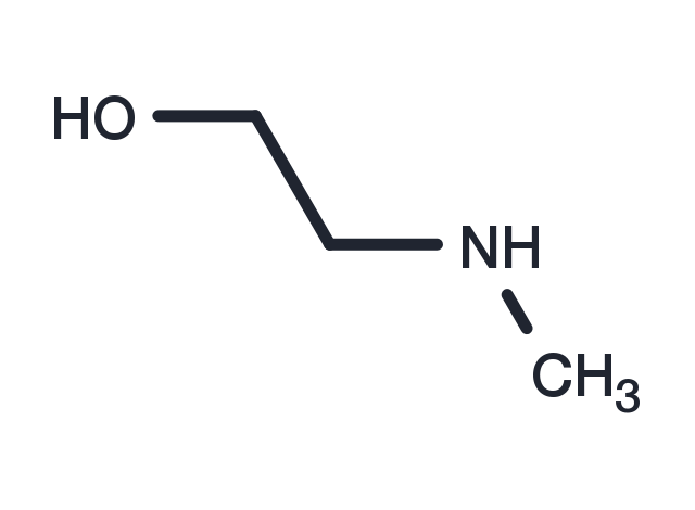 2-Methylaminoethanol Chemical Structure