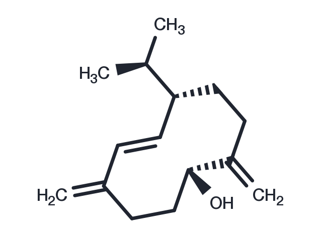 TargetMol Chemical Structure 4(15),5,10(14)-Germacratrien-1-ol