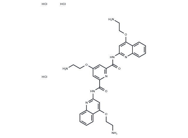 TargetMol Chemical Structure Pyridostatin Trihydrochloride