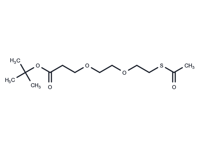 TargetMol Chemical Structure S-acetyl-PEG2-Boc