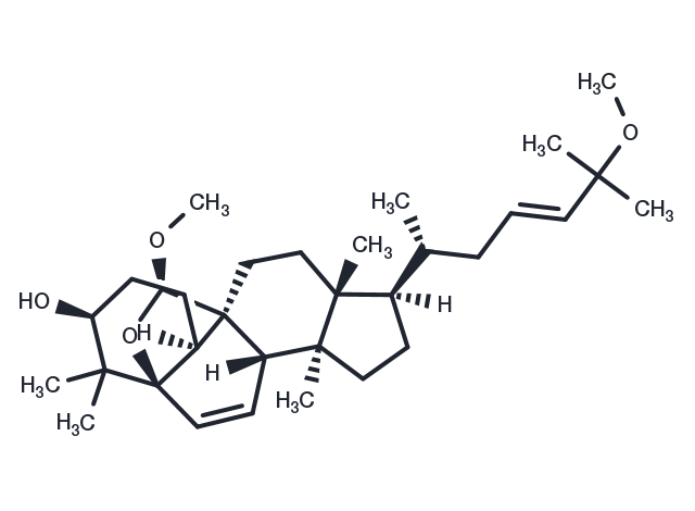 TargetMol Chemical Structure 5,19-Epoxy-19R,25-dimethoxycucurbita-6,23-dien-3-ol