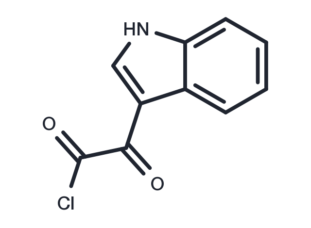 Indole-3-Glyoxylyl Chloride Chemical Structure