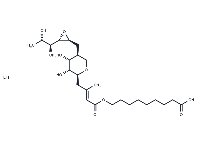 Pseudomonic Acid (lithium salt) Chemical Structure