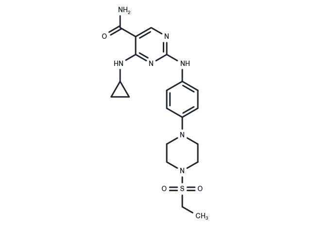 TargetMol Chemical Structure Cerdulatinib