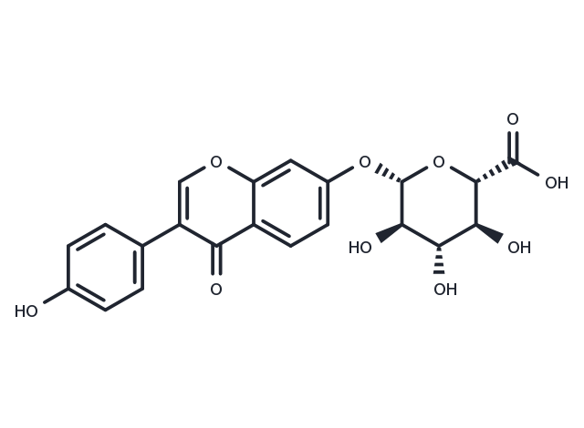 TargetMol Chemical Structure Daidzein 7-O-glucuronide
