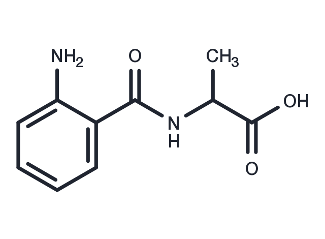 Alanine, N-anthraniloyl- Chemical Structure