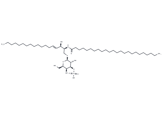 Tetracosanoyl-sulfatide Chemical Structure