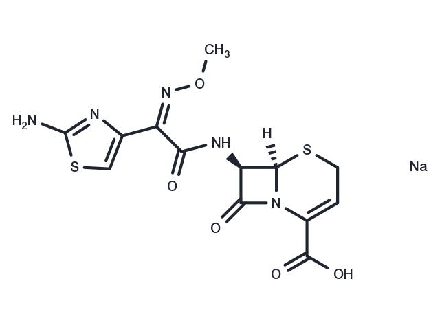 Ceftizoxime Sodium Chemical Structure