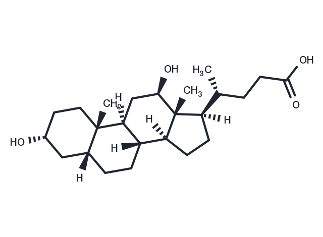 3α,12β-Dihydroxycholanoic acid Chemical Structure