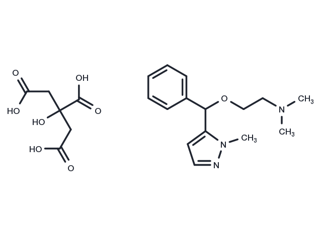Cizolirtine citrate Chemical Structure