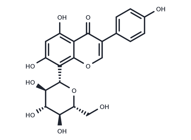 TargetMol Chemical Structure Genistein 8-c-glucoside