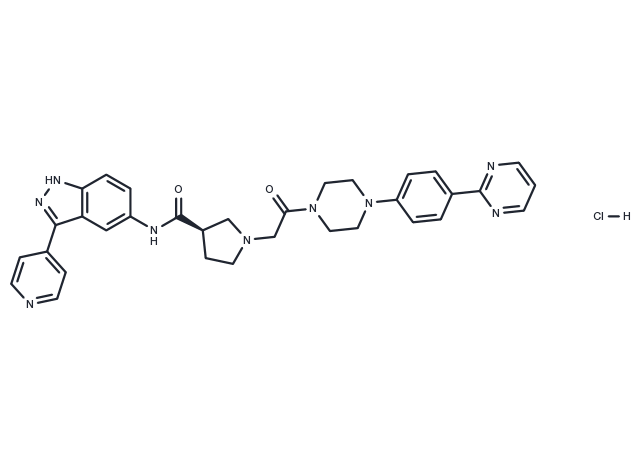 TargetMol Chemical Structure SCH772984 HCl