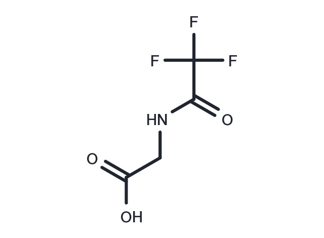 (2,2,2-Trifluoroacetyl)glycine Chemical Structure