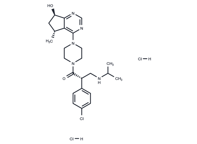 TargetMol Chemical Structure Ipatasertib dihydrochloride