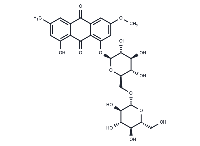 Physcion-8-O-β-gentiobioside Chemical Structure