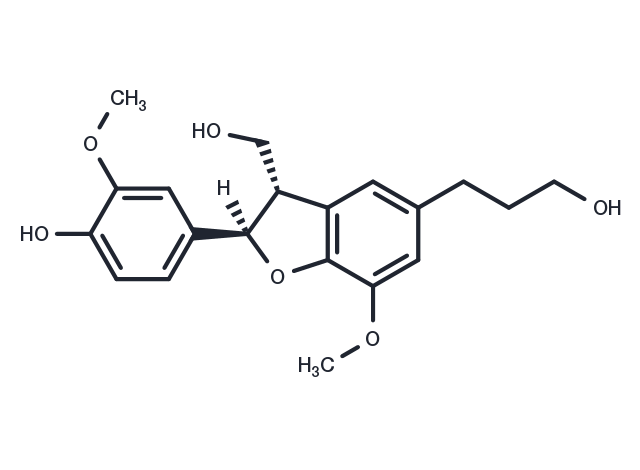 TargetMol Chemical Structure (2R,3S)-Dihydrodehydroconiferyl alcohol