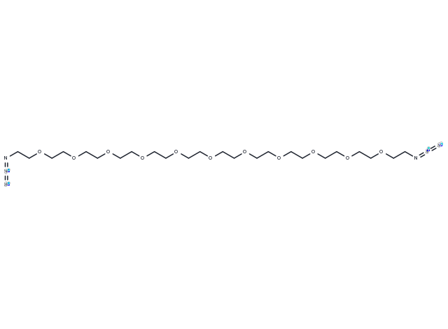 TargetMol Chemical Structure Azido-PEG11-azide