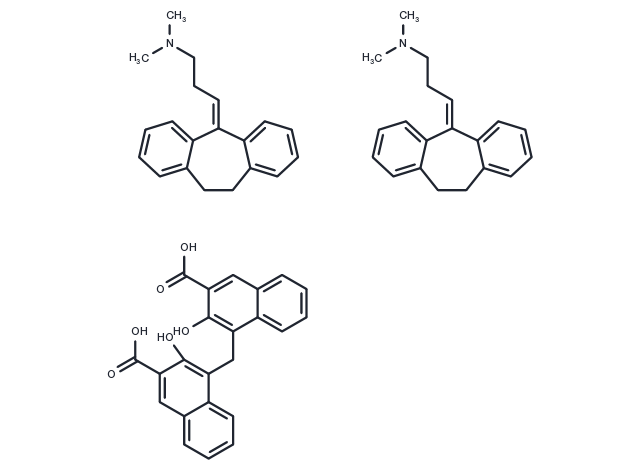 Amitriptyline Embonate Chemical Structure
