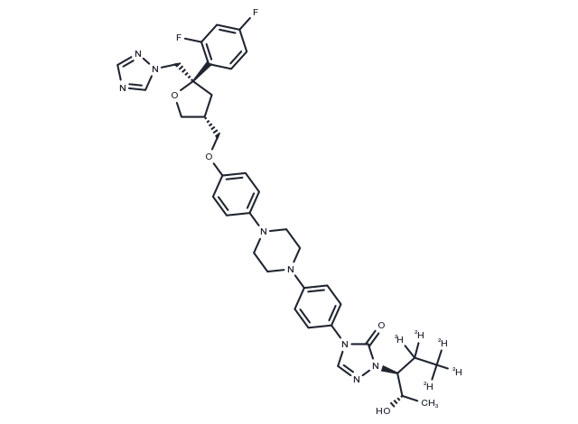 Posaconazole-D5 Chemical Structure