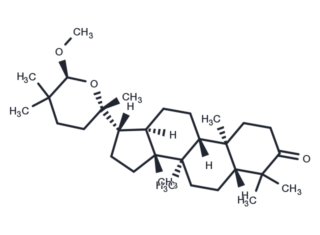 TargetMol Chemical Structure 20,24-Epoxy-24-methoxy-23(24-25)abeo-dammaran-3-one
